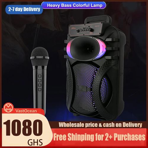 🔥Ghana -Heavy Bass Surround Sound Speaker🔥Free Shipping for 2+ Purchases-LB-AC-002