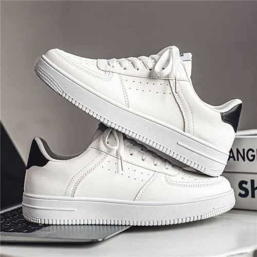 🔥Ghana - White Casual Skate Sneakers🔥Free Shipping for 2+ Purchases-LB-CAS-012