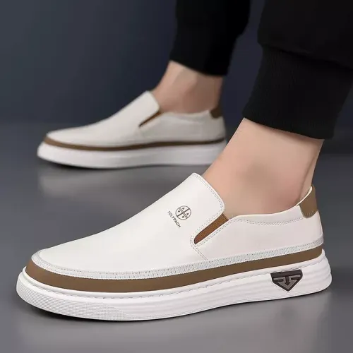 Genuine Handmade Casual Shoes Luxury Brand Mens Loafers