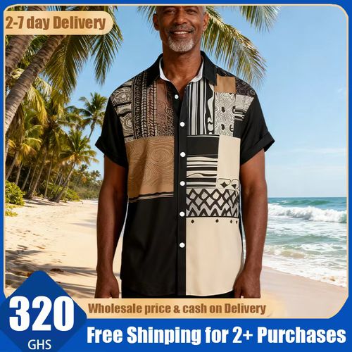 🔥Ghana - Cotton Linen Ethnic T-shirt 🔥Free Shipping for 2+ YML011