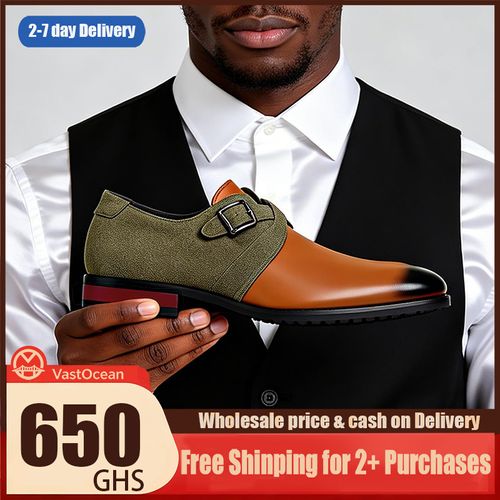 0122Italian Handmade Monk ShoesDW055-1