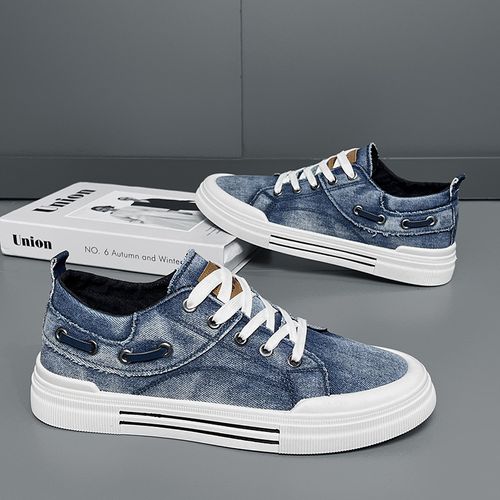 🔥Ghana -Denim canvas shoes🔥Free Shipping for 2+ Purchases-YML-CP-032
