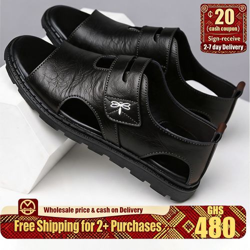 🔥Ghana -Men Flexible Thick Sole Leather Sandals🔥Free Shipping for 2+ Purchases-LB-SD-005