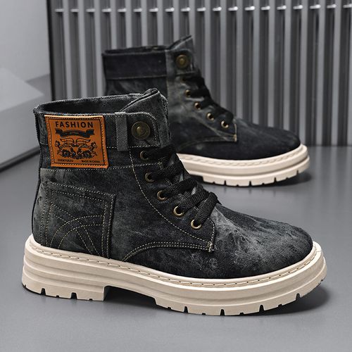 0904Boots canvas blackDW030