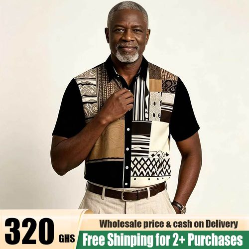 🔥Ghana - Cotton Linen Ethnic T-shirt 🔥Free Shipping for 2+ YML011