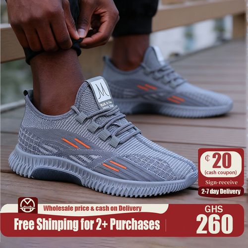 1210Grey mesh sneakersYML012