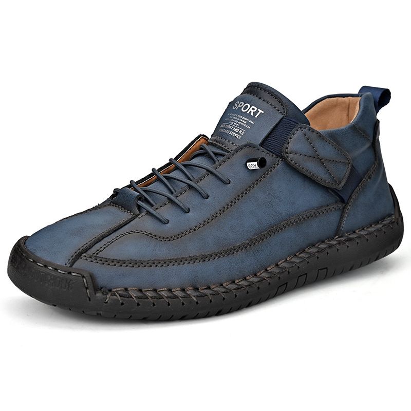 🔥2025 HOT SALE -60%🔥Best-selling men's trendy leather shoes, outdoor workwear, retro stitching, medium and high-top fashionable casual men's leather shoes