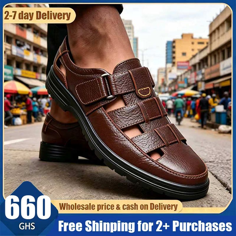 🔥Ghana - Premium Top-Grain Leather Sandals🔥Free Shipping for 2+ Purchases-LB-0021