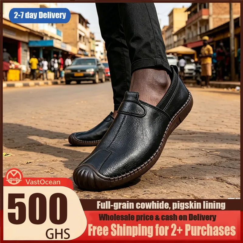 🔥Ghana - Hand-Stitched Leather Loafers🔥Free Shipping for 2+ Purchases-LB-CAS-001