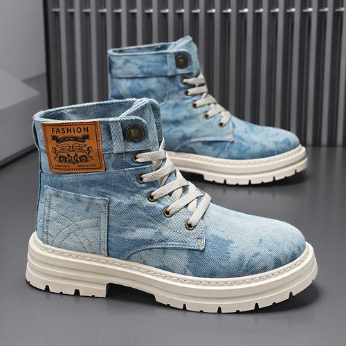 0904Boots canvas light blueDW028