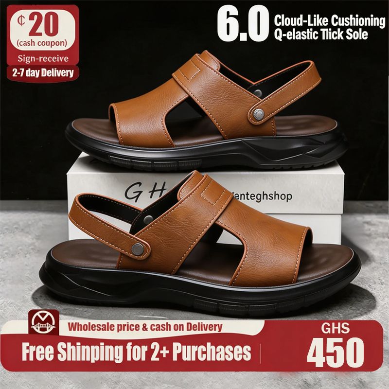 🔥Ghana - Cushioned Thick Sole Summer Slide Sandals🔥Free Shipping for 2+ Purchases-LB-SD-003