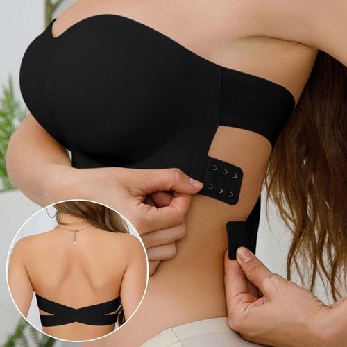 👙Hot-selling strapless bra cross side buckle underwear🔥