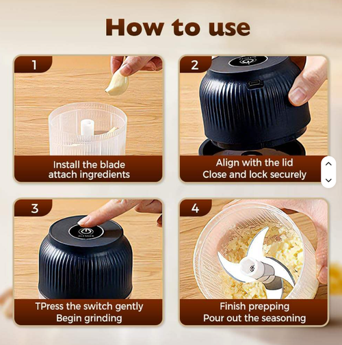 Electric mini blender