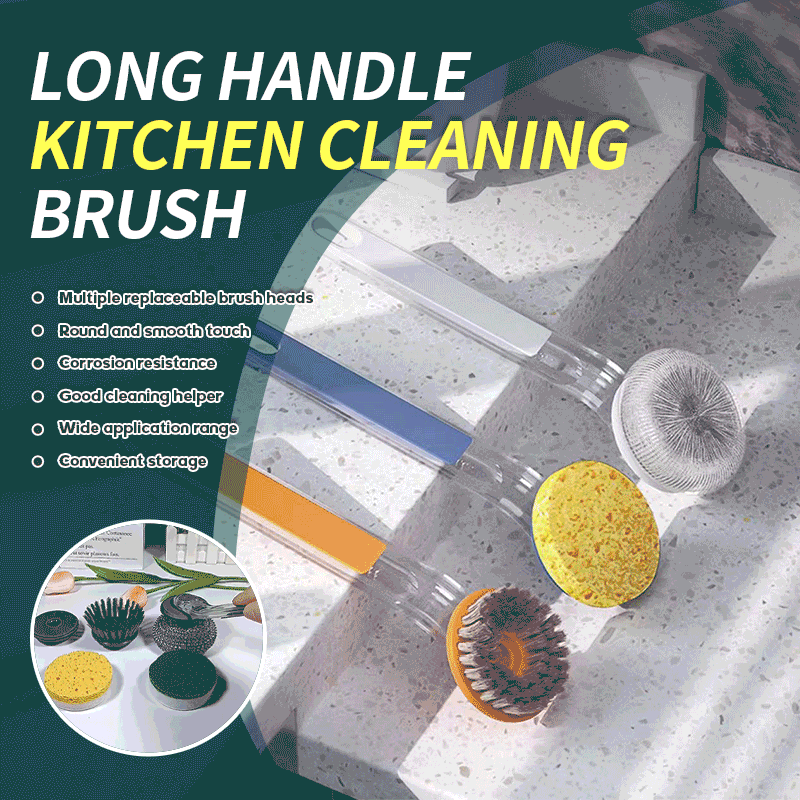 Long Handle Kitchen Cleaning Brush