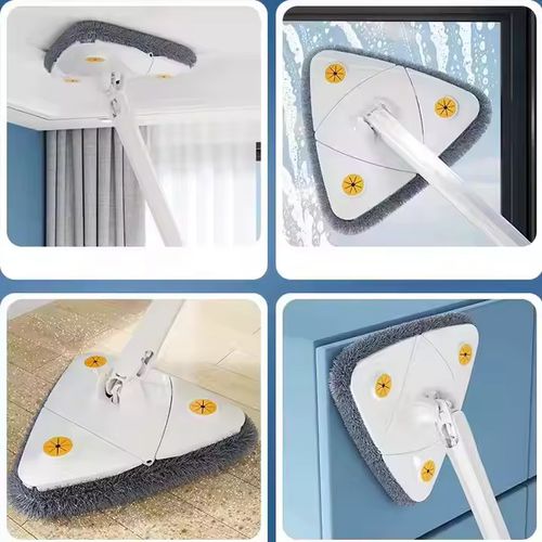 ⚡360° all-round rotating cleaning mop set