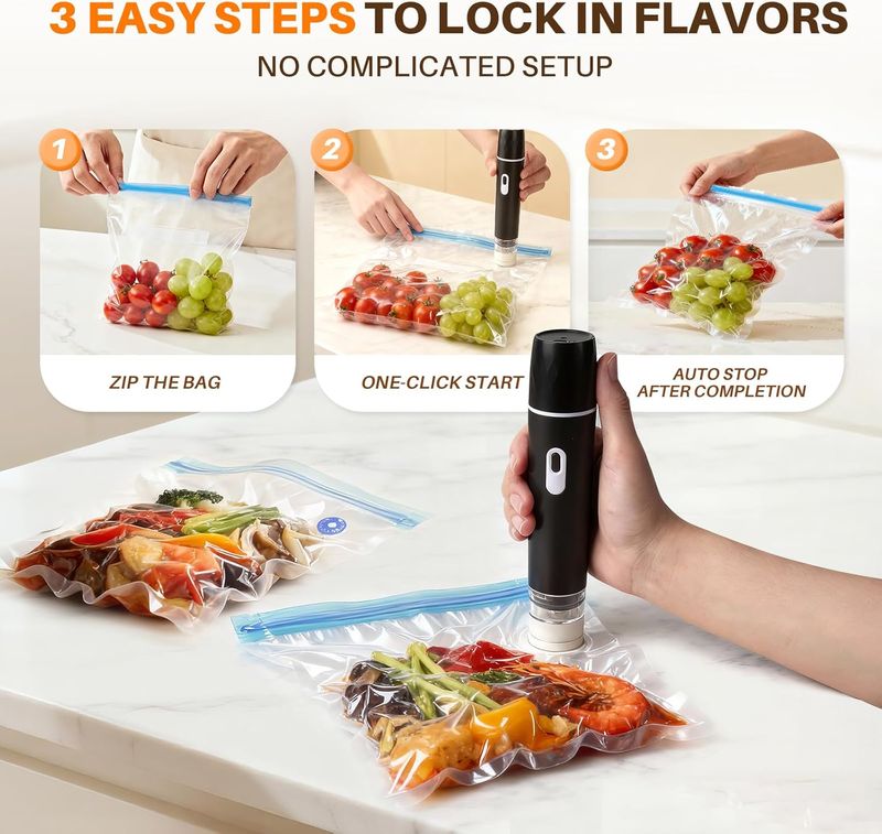 Vekzio Ultra-Powerful Portable Food Vacuum Sealer