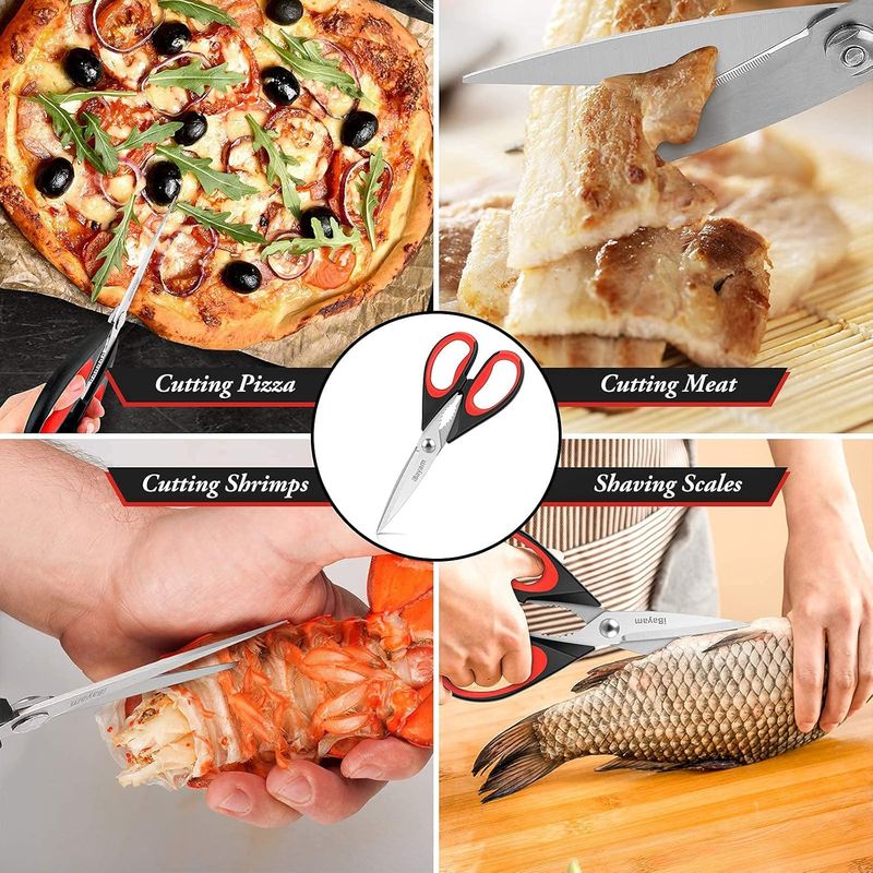 Vekzio Kitchen Scissors All Purpose Heavy Duty