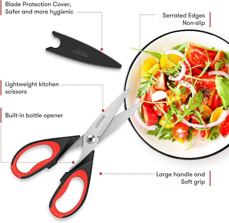 Vekzio Kitchen Scissors All Purpose Heavy Duty