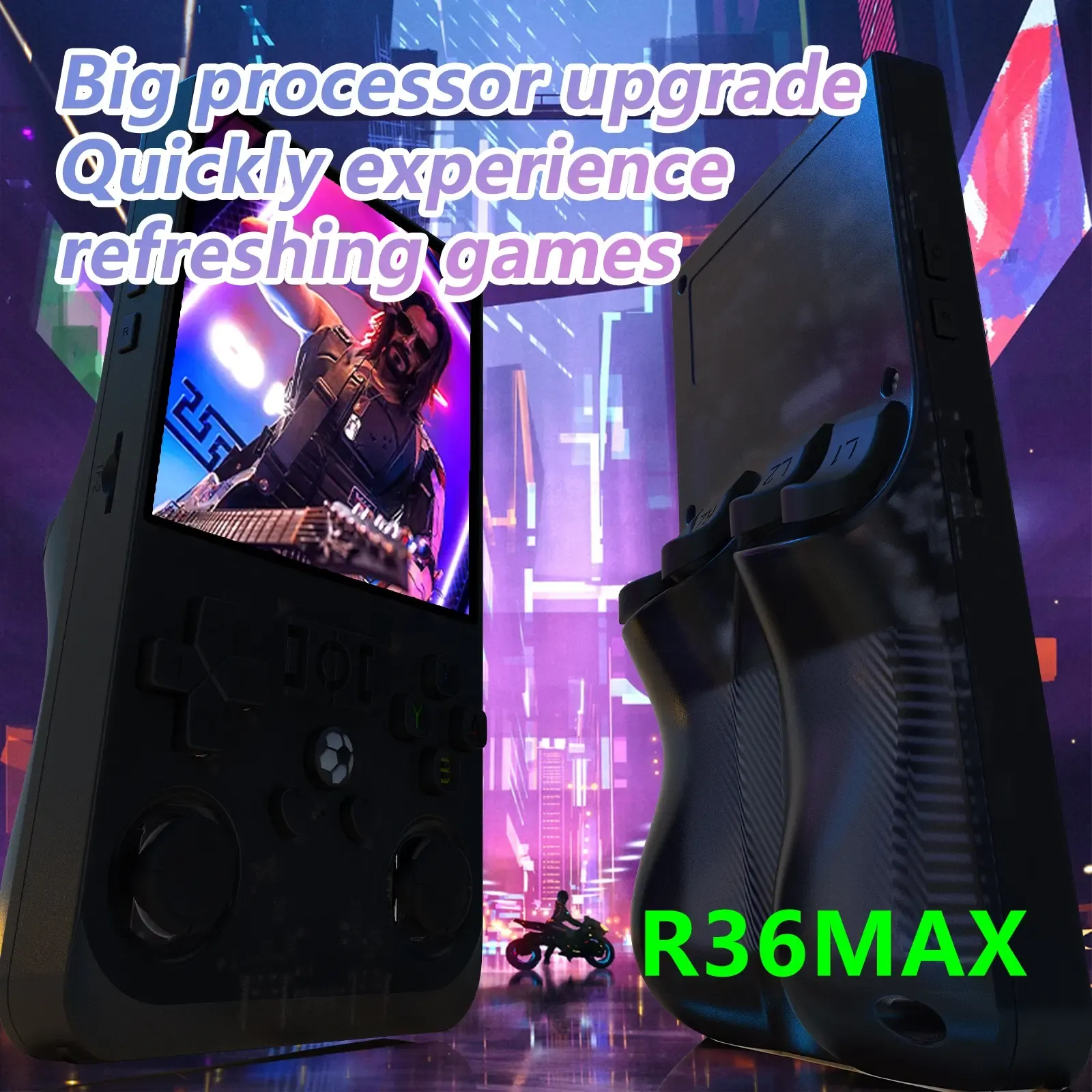 Hot Consola De Manoe R36 Pro 3.5 Inch IPS 64GB or 128GB 18000+ Games Video 4000mAh OS Linux System Juego De Mano R36 Pro