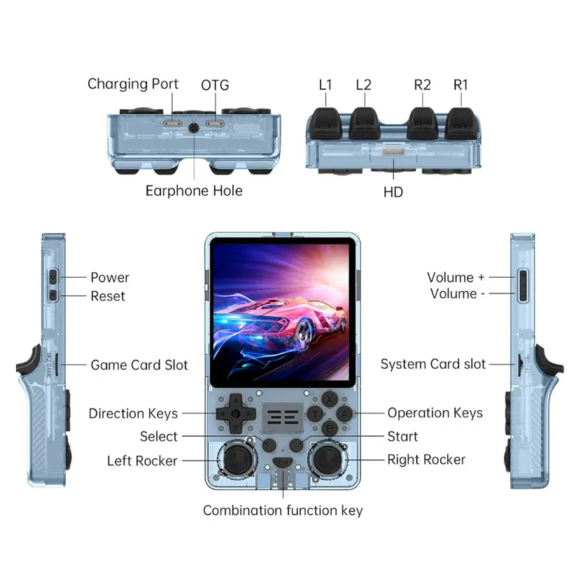 The POWKIDDY RGB20SX Game consoles is your upgrade. With a crystal-clear 4-inch IPS display, Performance is second to none. Add WiFi for online gaming and a sleek design - this is the luxury gaming device you never thought possible!