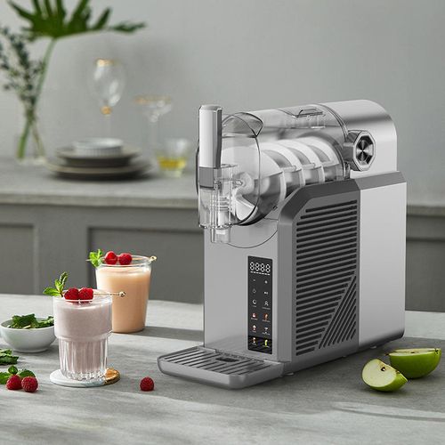 HYR Hot-Selling Small Household Smoothie Machine Fully Auto Cold Drink Slush Maker Ice Cleaning Feature for Snow Melting Source
