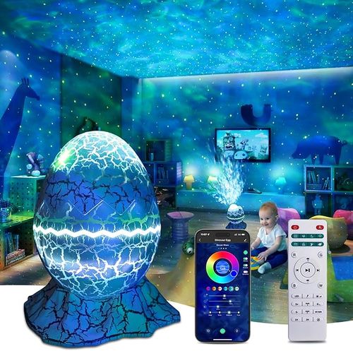 Rossetta Galaxy Projector, Bedroom Star Projector, Children's Night Light with Bluetooth Speaker, Bluetooth Speaker, Timer and Remote Control, Room Decoration for Girls, Boys, Adults, Holidays, and Birthdays