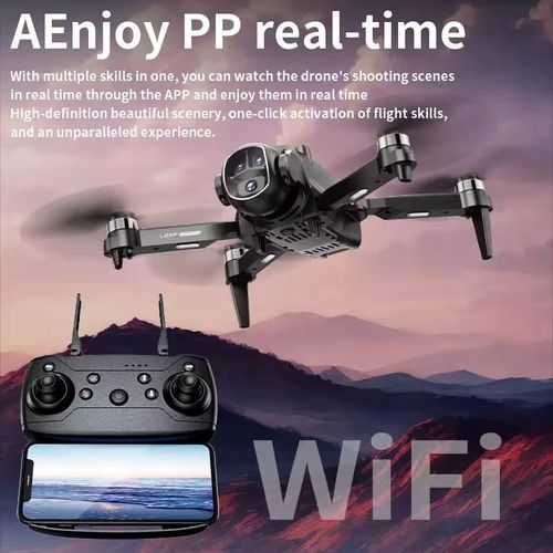 Children's Toy E4 VR Drone VR Glasses Foldable Mini Drone Dual Cameras with VR Headset Affordable Camera Drone