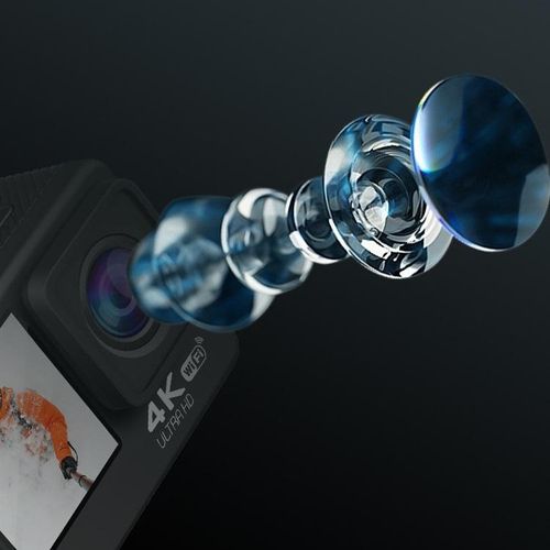 2025 Hot Sale Low Price 4K 60FPS WiFi Waterproof Sports Camera, Diveable, Helmet Mount, 4K Action Camera with Image Stabilization, HD Sports DV Outdoor Cycling Camera