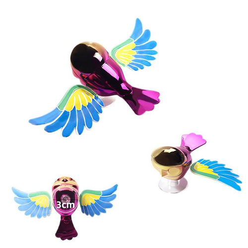 Escort Bird It Will Flap Its wings Flying Birds Frozen Creative Plastic Car Motorcycle Ornament Pendant with Wings Design