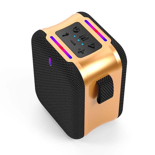 Portable RGB Color Light Handle Lanyard Best Sound Quality Wireless Speaker IPX5 Water Resistance TF or USB Support