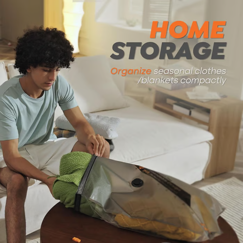 Vacuum Compression Storage Bags with USB