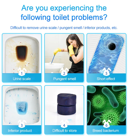 ⏳ Bathroom Deodorizing Long Lasting Fragrance Cleaner