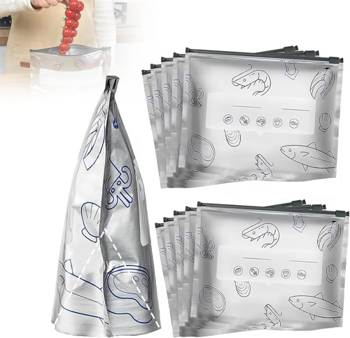 Reusable Aluminum Foil Freshness Seal Bags