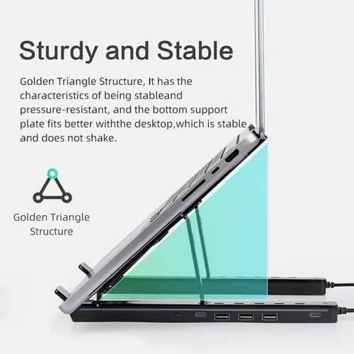 Expansion dock usb desktop laptop holder