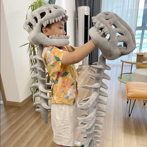 Dinosaur Skeleton Plush Costume