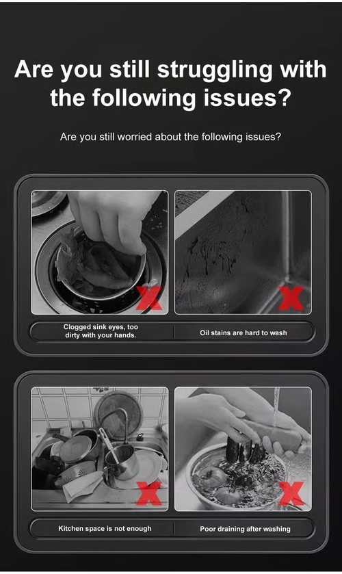 tainless steel drain basket for kitchen sink