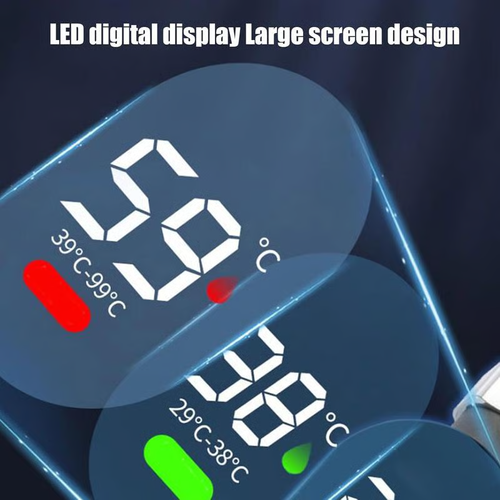 Shower Water Temperature Gauge - Smart Water Heat Meter