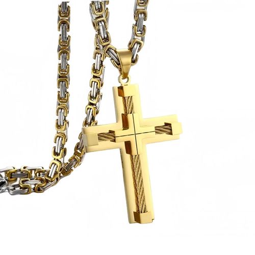 Punk Cross Pendant Necklace – Faith in Style