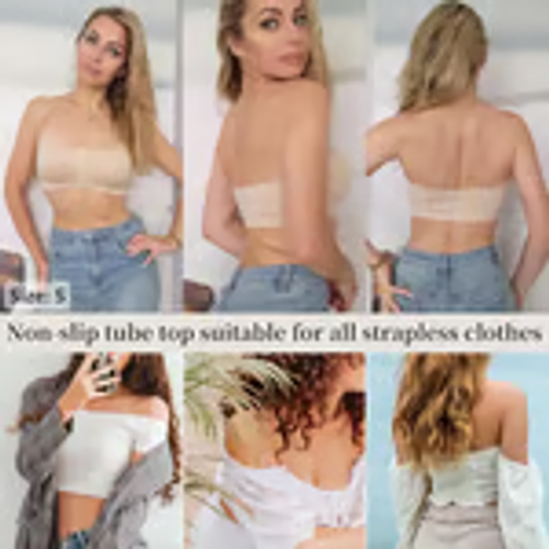 Solid Strapless Bra