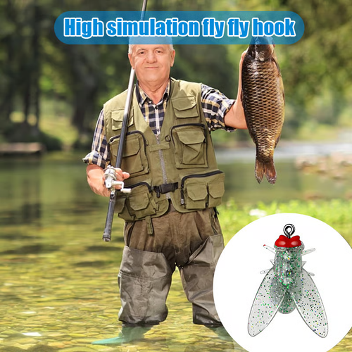 🔥Simulated Flies Fishing Attractor Bait Hook