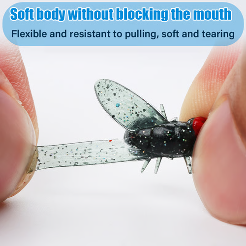 🔥Simulated Flies Fishing Attractor Bait Hook