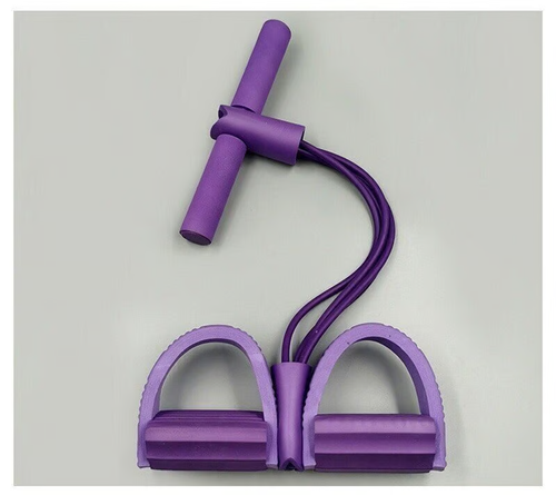 🔥Fitness Resistance Bands-4 Tube Pedal Ankle Puller