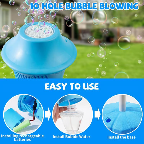 ✨🔥Bubble Maker for Kids – Adjustable Height Stand