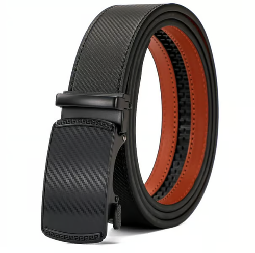 🔥Early Father's Day Leather Ratchet Belt With Adjustable Buckle