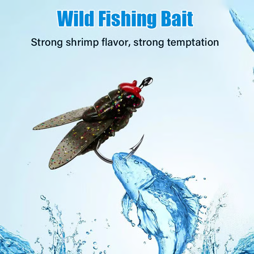 🔥Simulated Flies Fishing Attractor Bait Hook