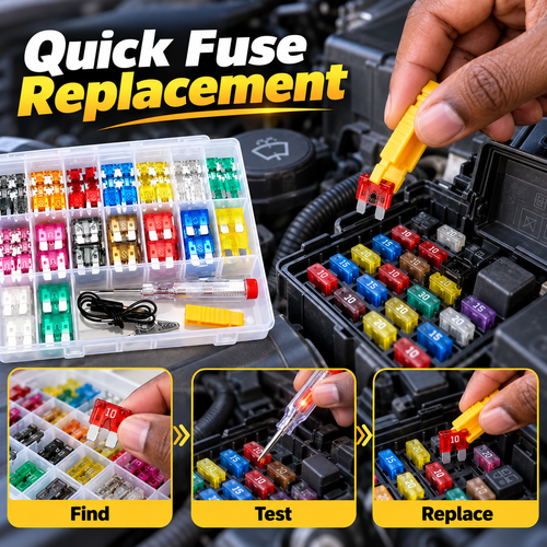 Car Fuses Assortment Kit 320PCS Auto Fuse Set 2A–35A
