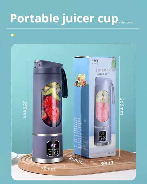 Juicer portátil recarregável por USB branco