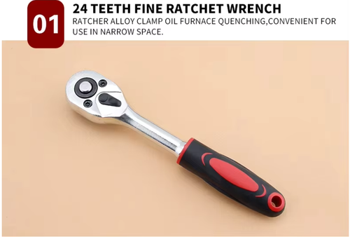 Multi-functional 46 Pcs Car Repair Tool Kit Set Wrench Kit Mechanical Repair Tools Set Socket Wrench Set Screwdriver Auto Tools