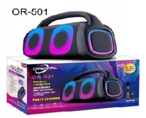 Altifalante Bluetooth Portátil sem fios para ambientes exteriores com luz LED