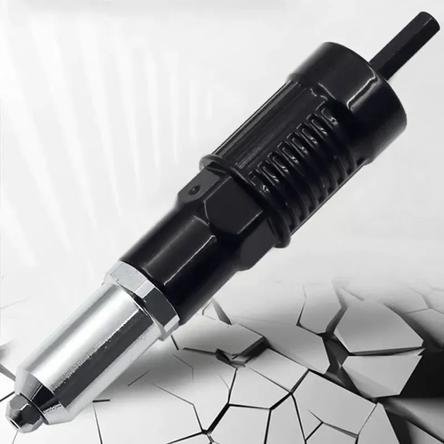 🎉Professional Rivet Gun Adapter Kit with 4Pcs Nozzle Bolts